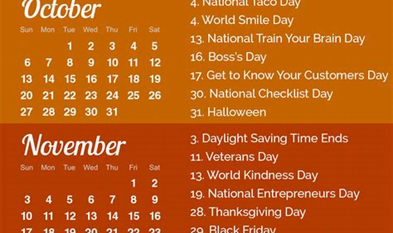 November 2024 Social Media Calendar