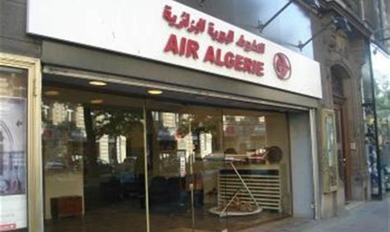 Numéro De Téléphone De L'Agence Air Algérie