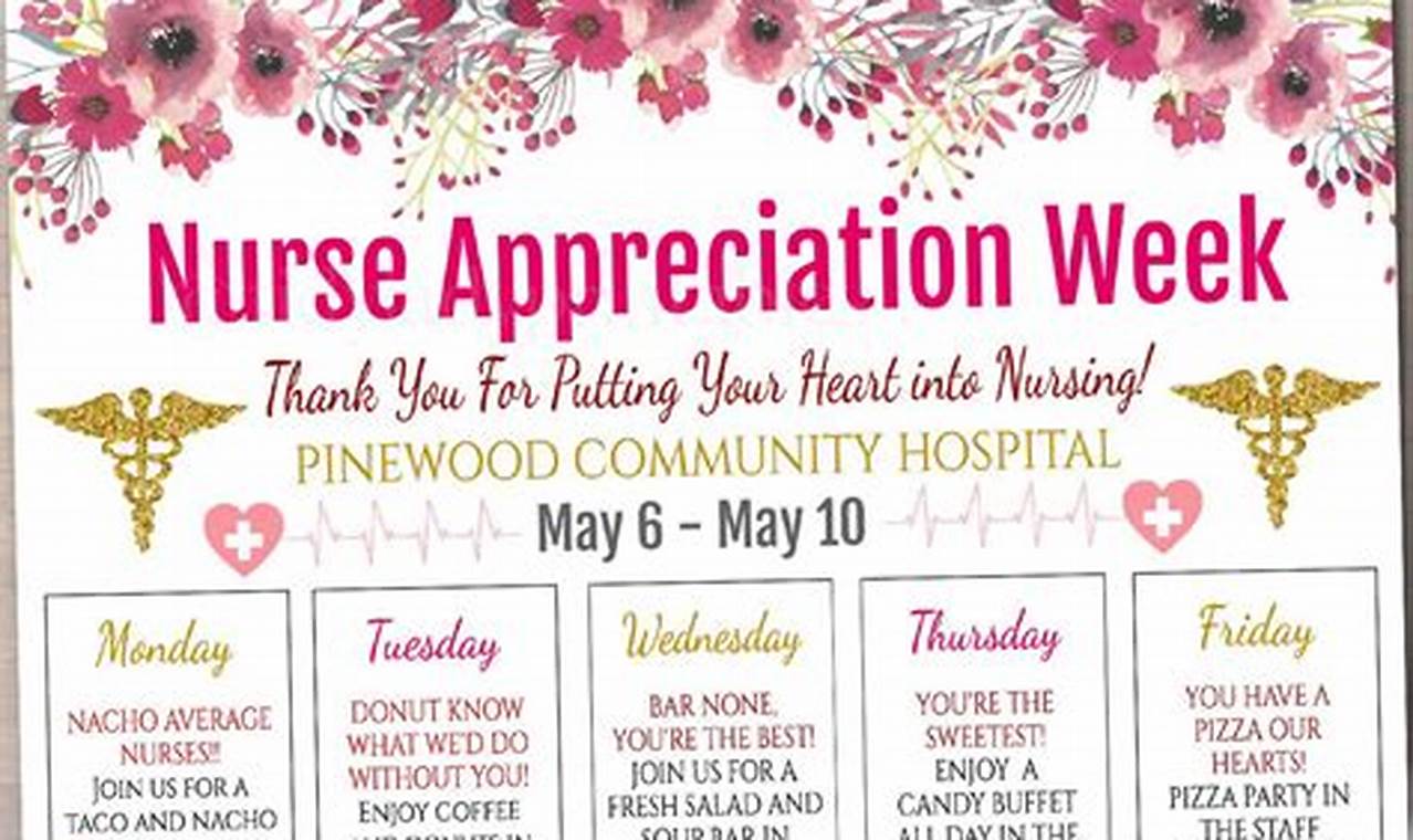 Nurses Appreciation Week 2024 Freebies