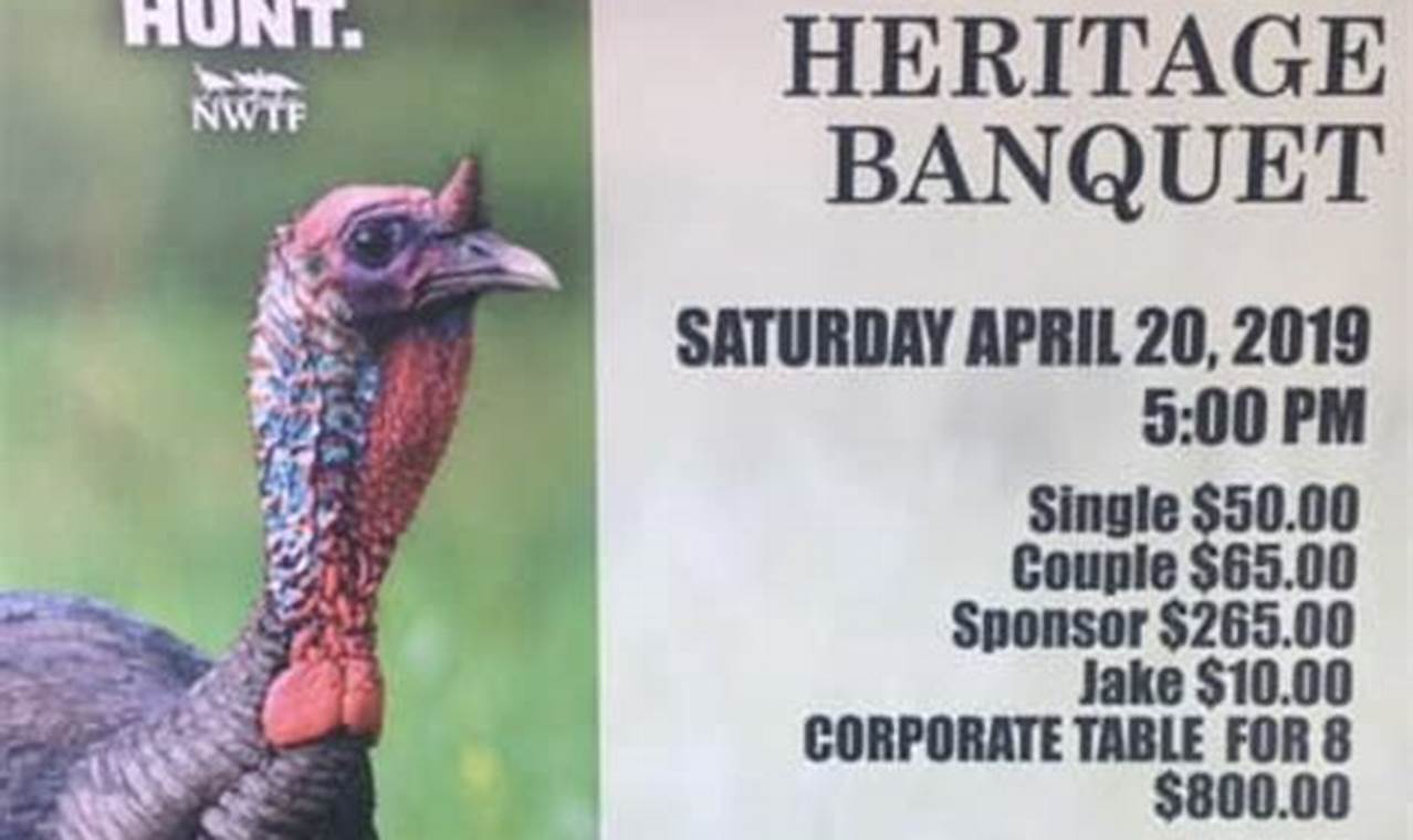 Nwtf 2024 Banquet Package Pdf