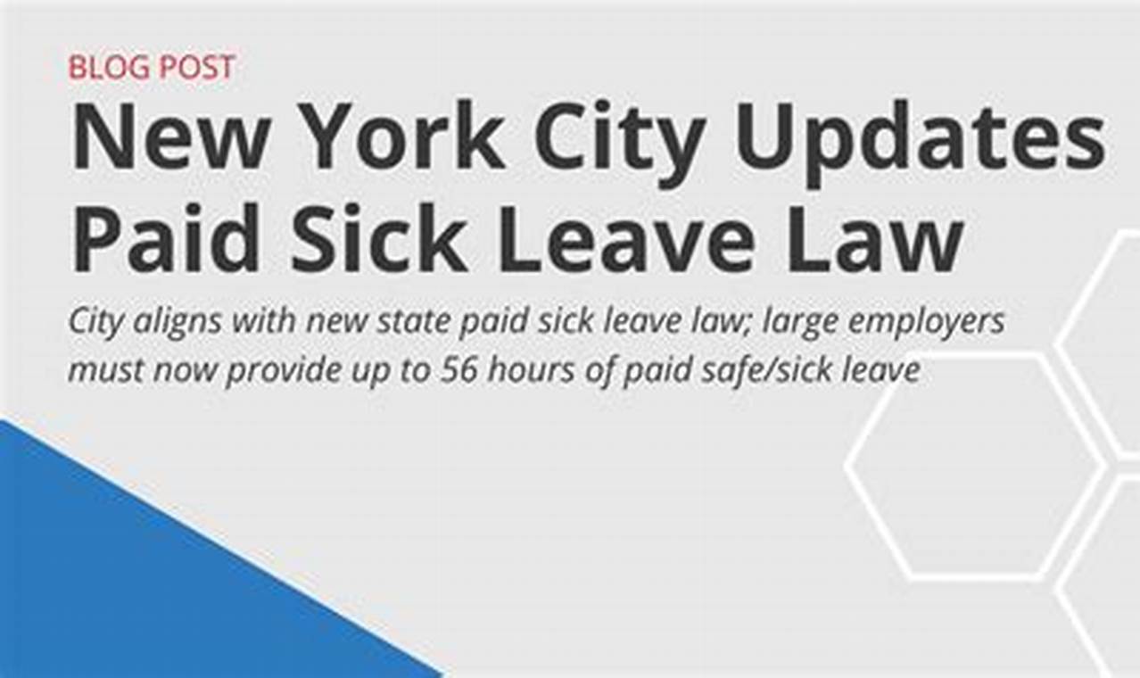 Nyc Paid Sick Leave 2024