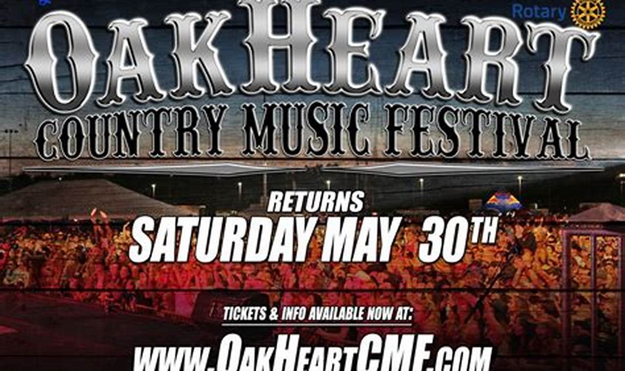 Oak Heart Country Music Festival 2024