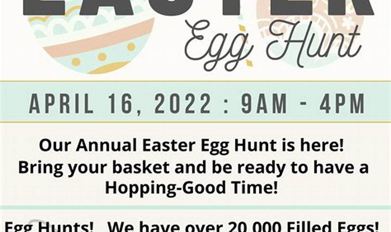 Oak Mountain Easter Egg Hunt 2024