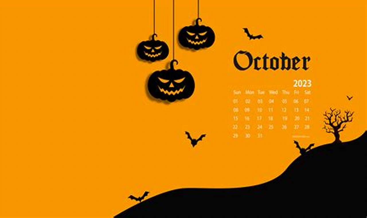 October 2024 Calendar Desktop Wallpaper Wallpaper