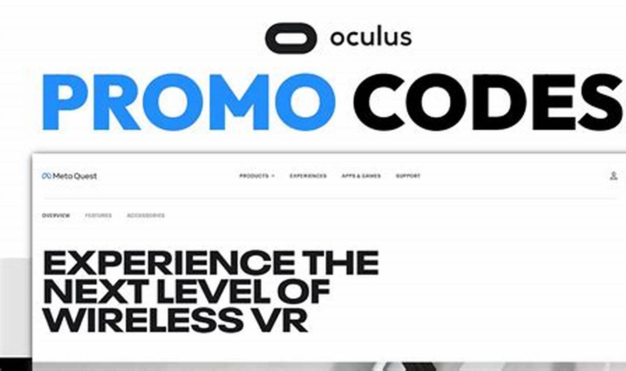 Oculus Promo Code 2024