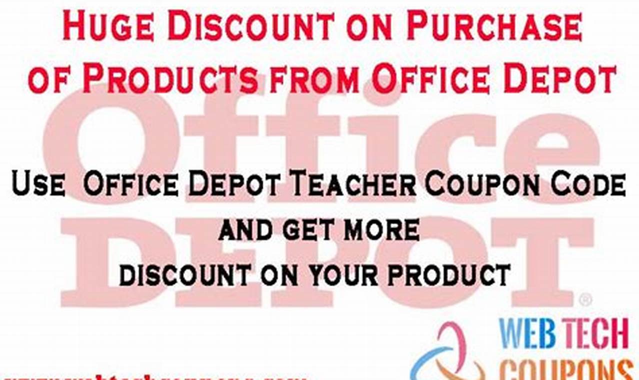 Office Depot Teacher Discount 2024