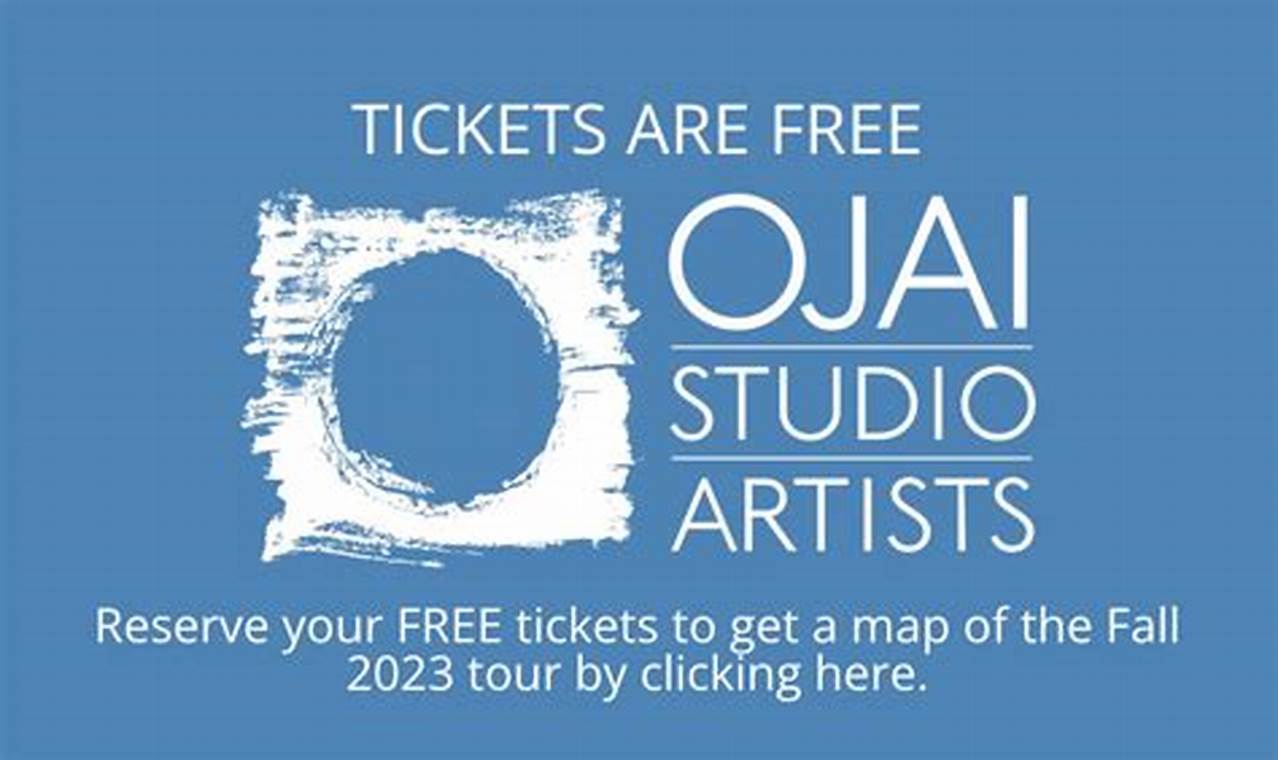 Ojai Studio Artists Tour 2024 Dates