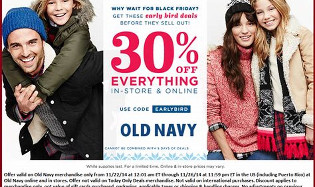 Old Navy Promo Codes 2024