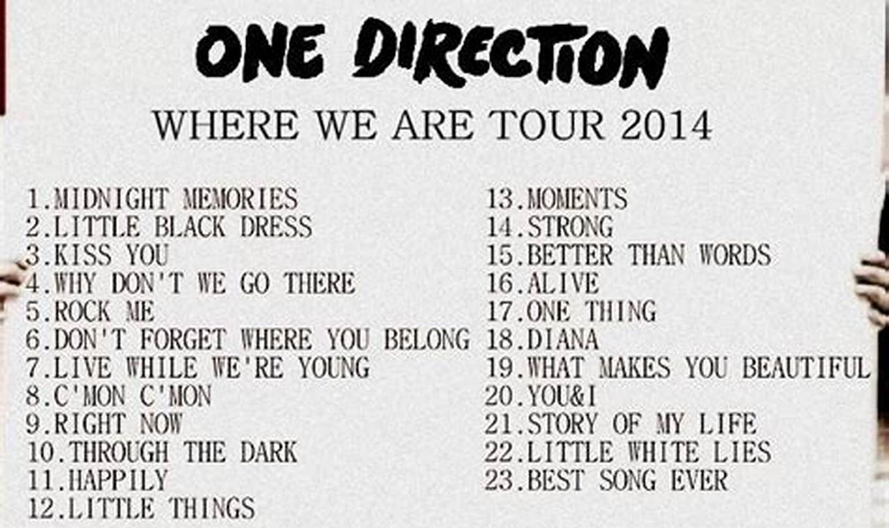 One Direction Tour Dates 2024 Uk
