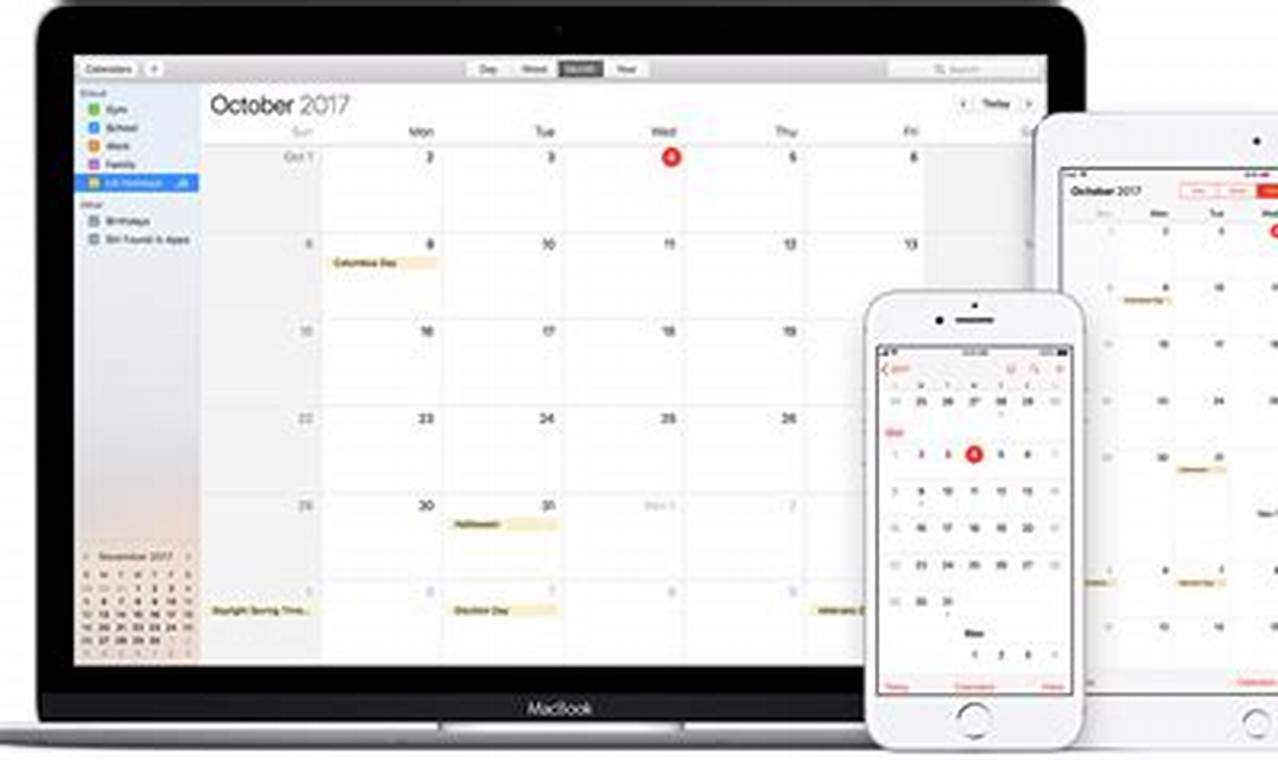 Online Calendar Mac