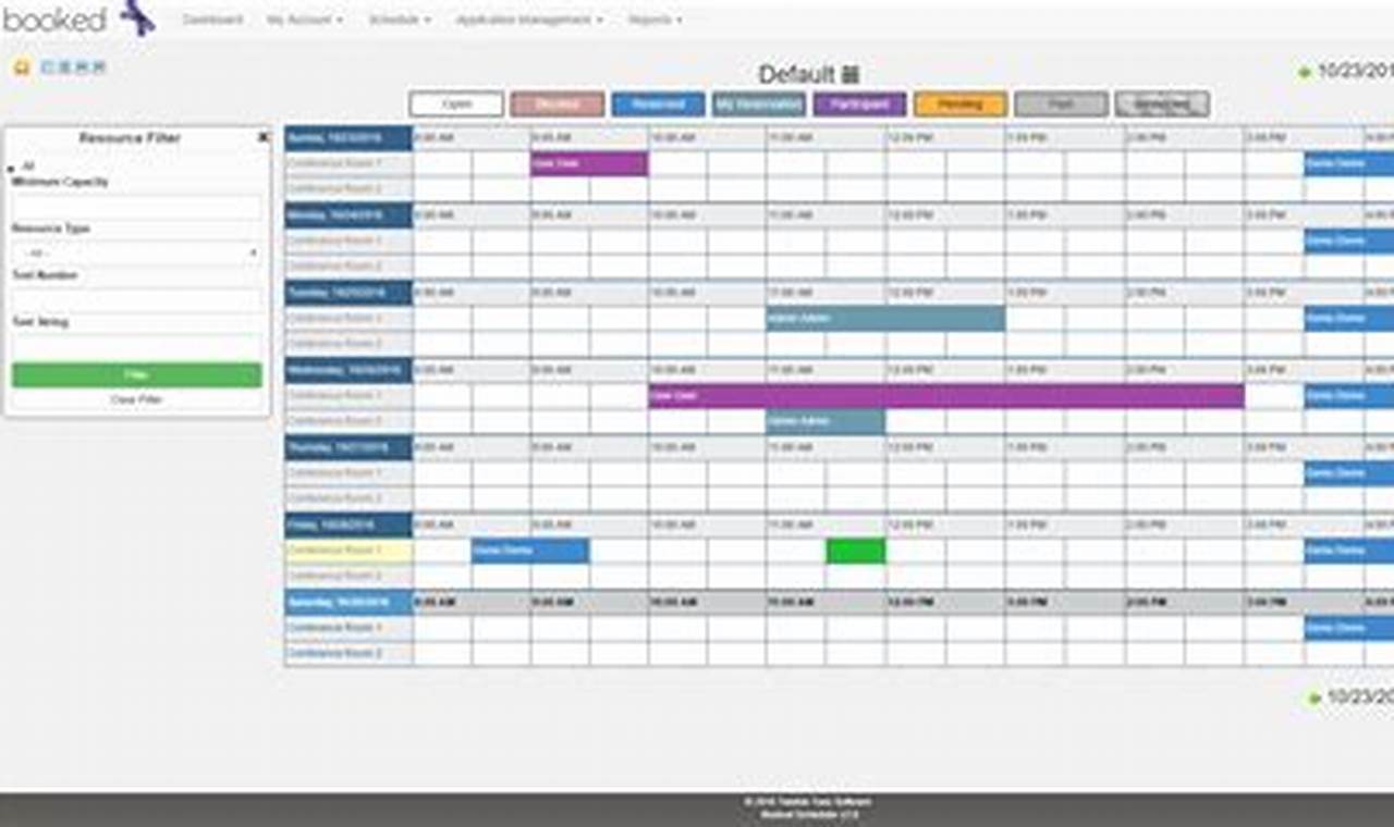 Open Source Booking Calendar