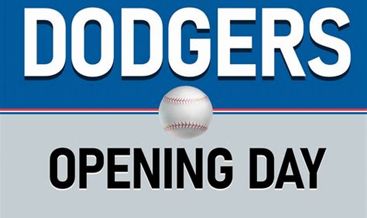 Opening Day 2024 Dodgers