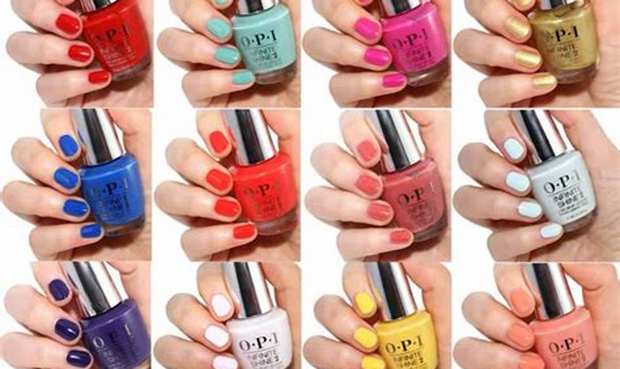 Opi Nail Colors 2024