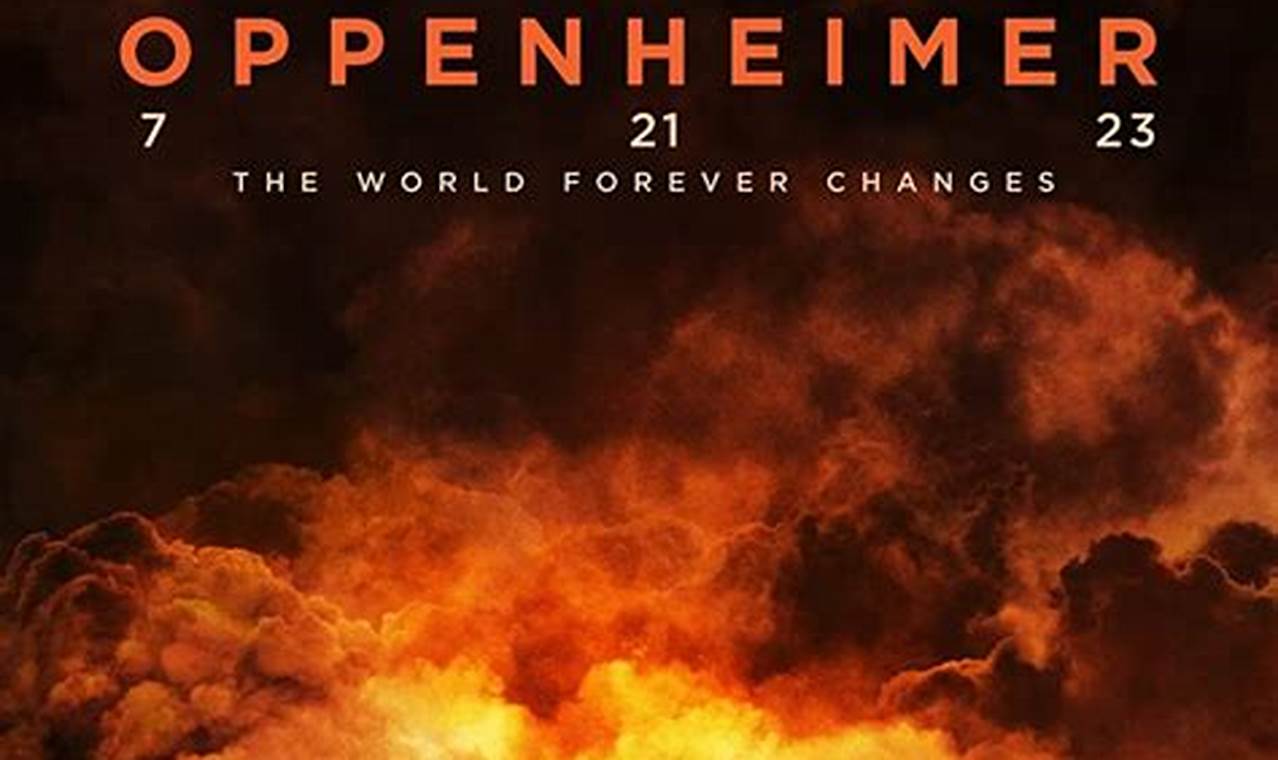Oppenheimer 2024 Release Date