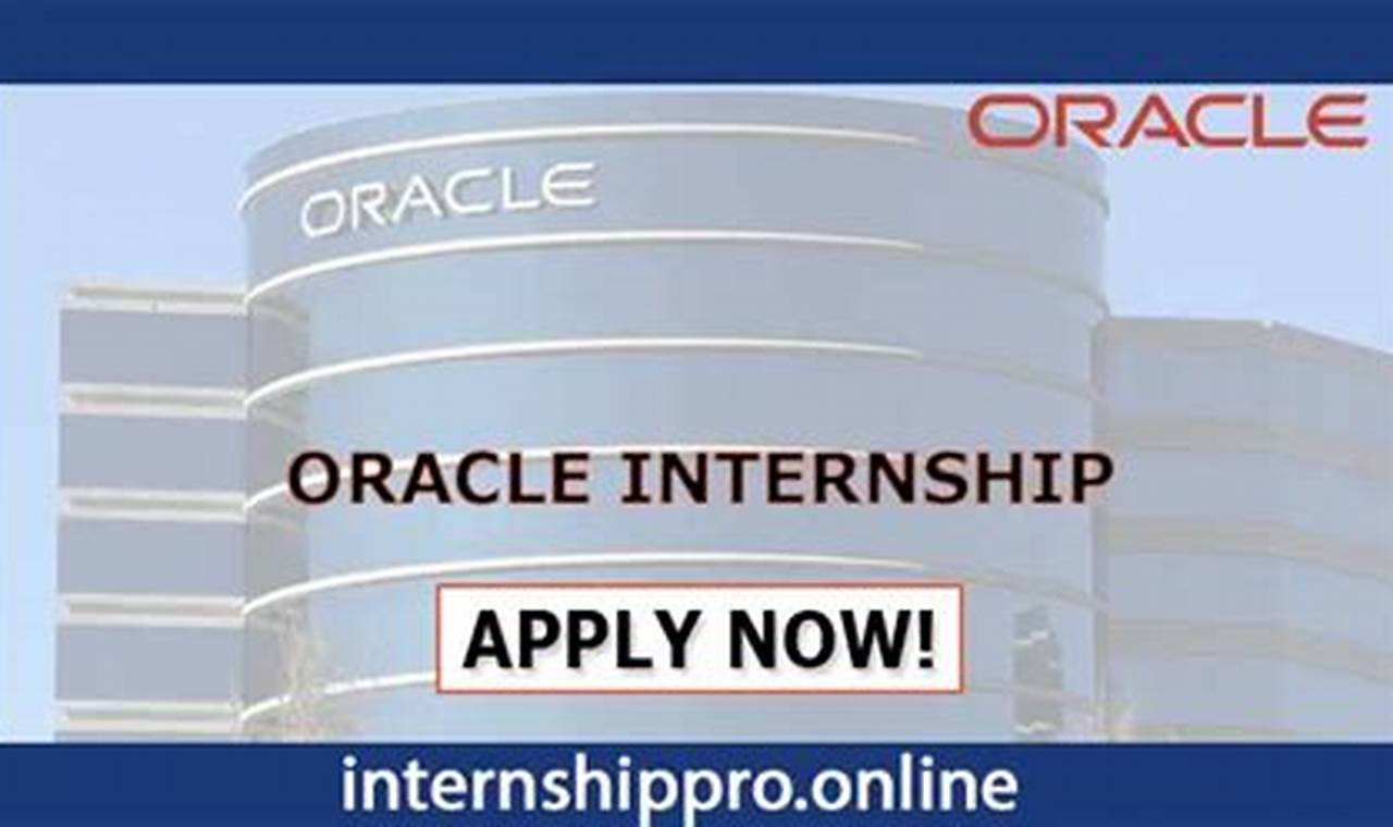 Oracle Summer Internship 2024 Portal