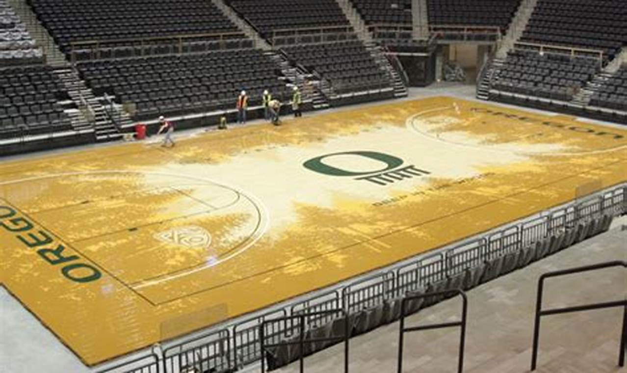Oregon Basketball Court 2024
