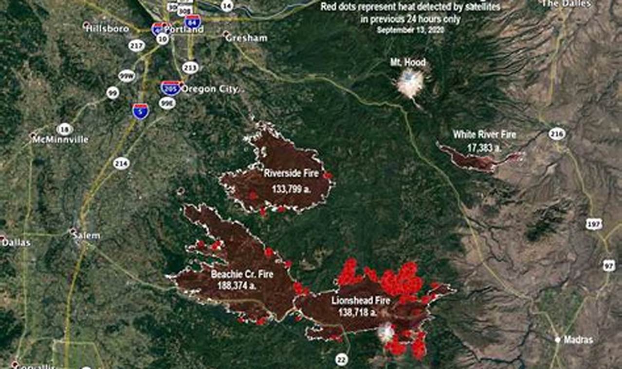 Oregon Wildfires 2024 Map