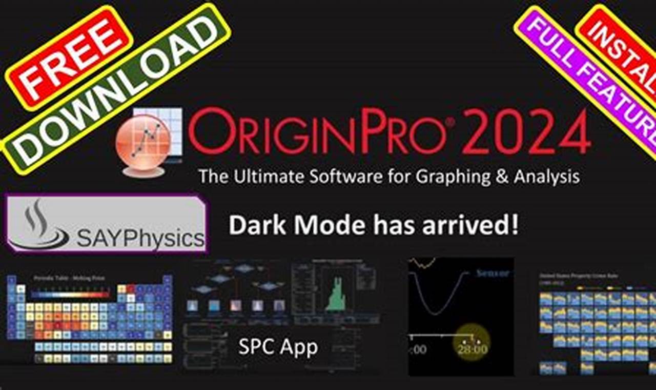 Origin Pro 2024 Free Download