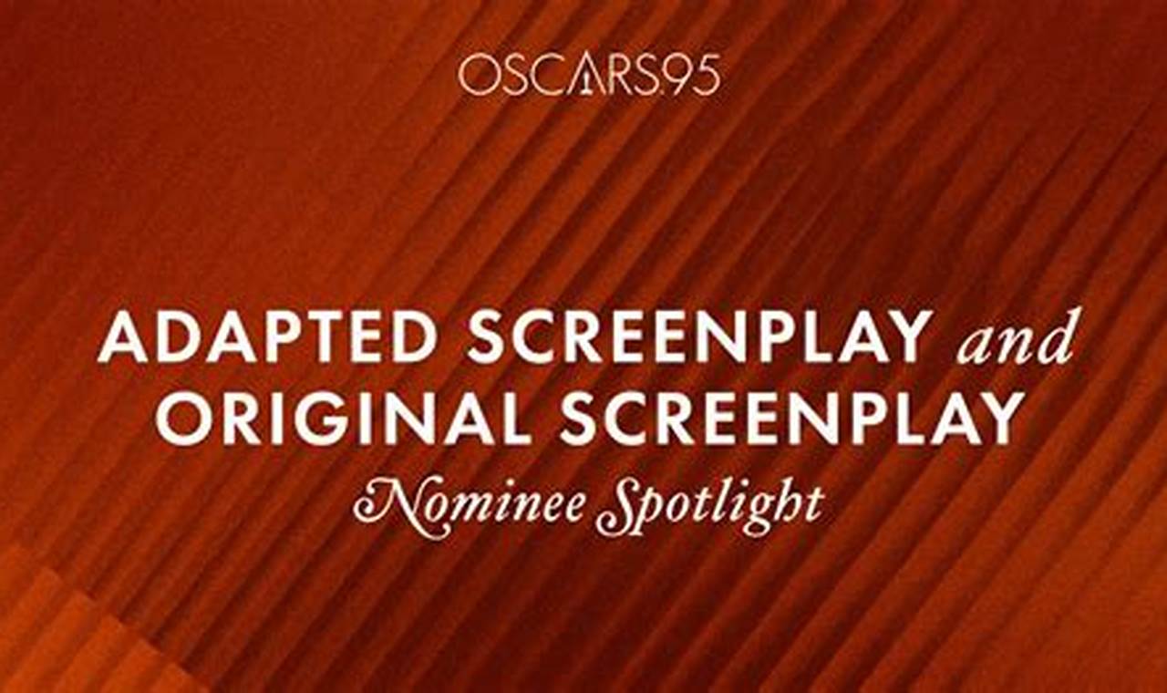 Oscar Best Adapted Screenplay 2024