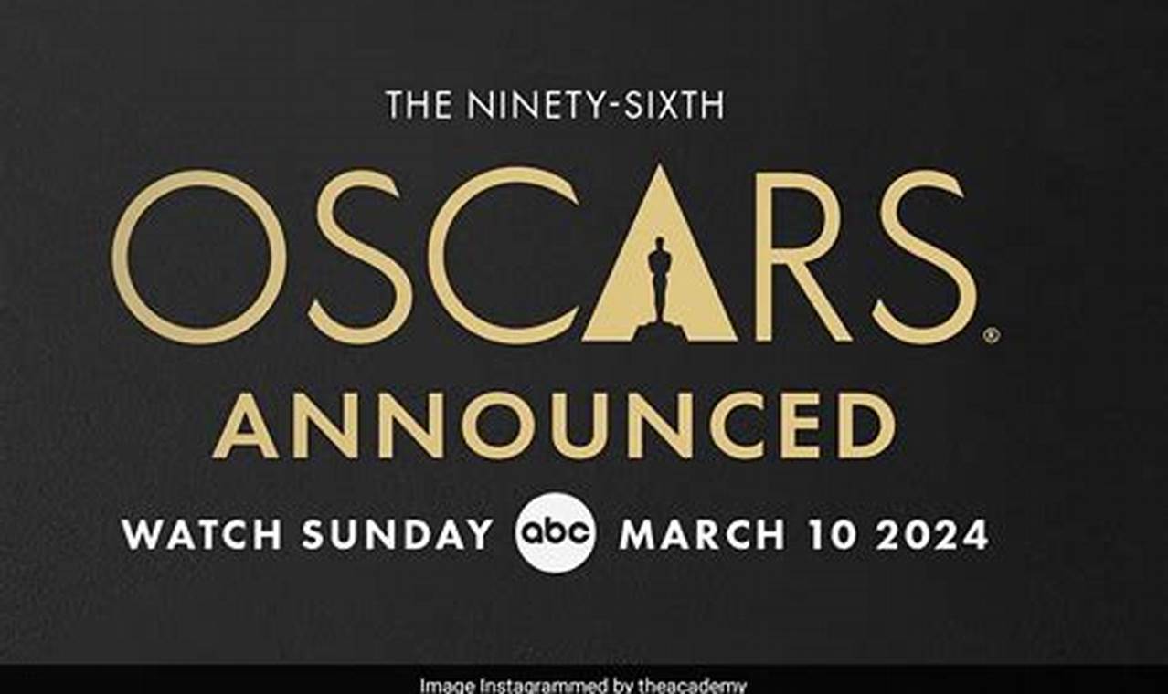 Oscars 2024 Nominations Date And Time