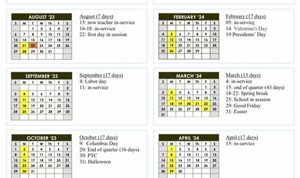 Osceola School Calendar 2024