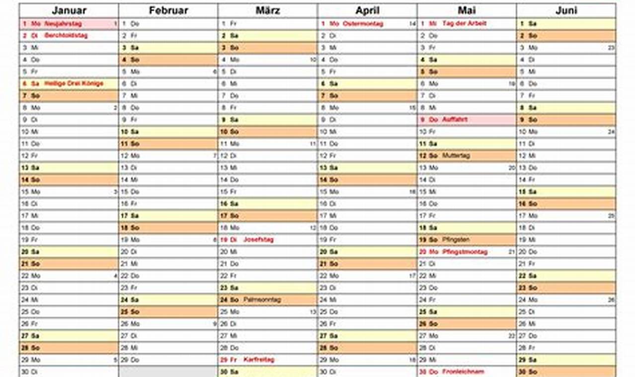 Ostern 2024 Schweiz Datum