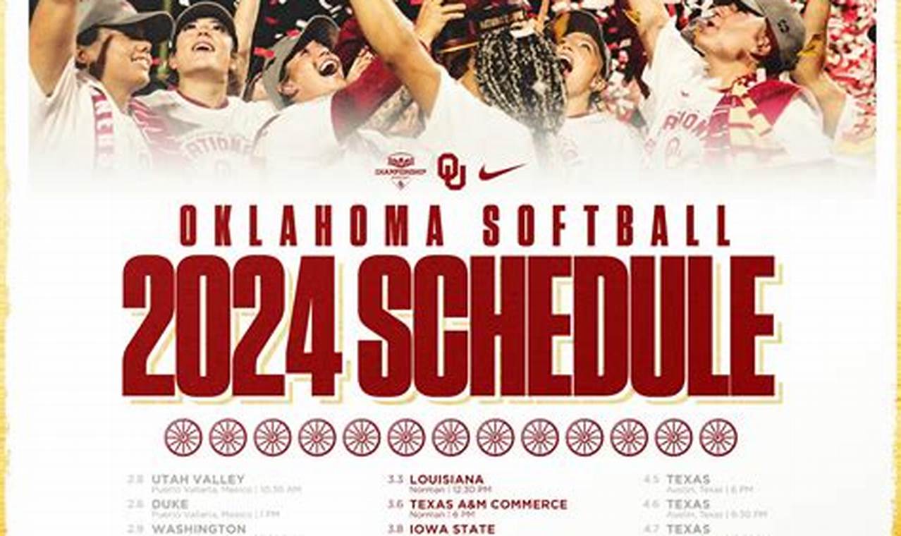 Ou Softball Schedule For 2024