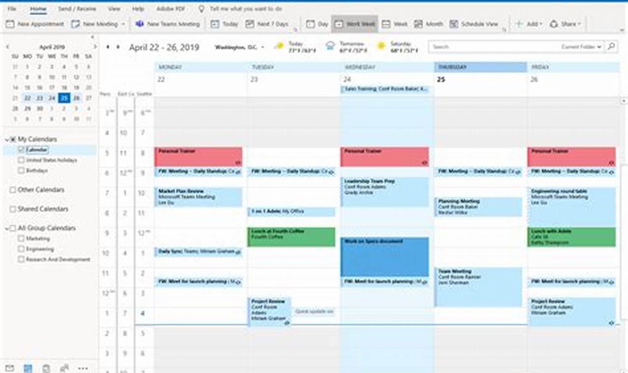Outlook Calendar Free