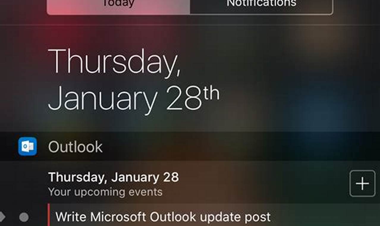 Outlook Calendar Widget Iphone