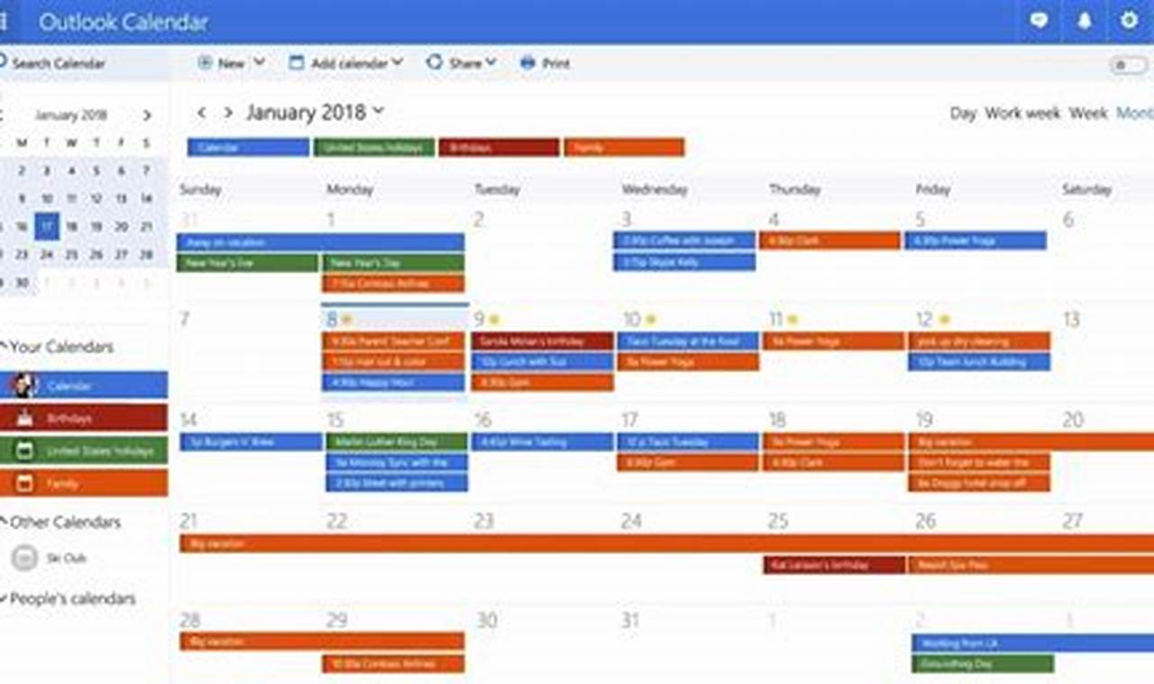 Outlook Calendar With Sharepoint 2024 365
