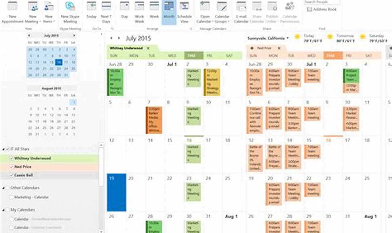 Outlook Create A Shared Calendar For A Group
