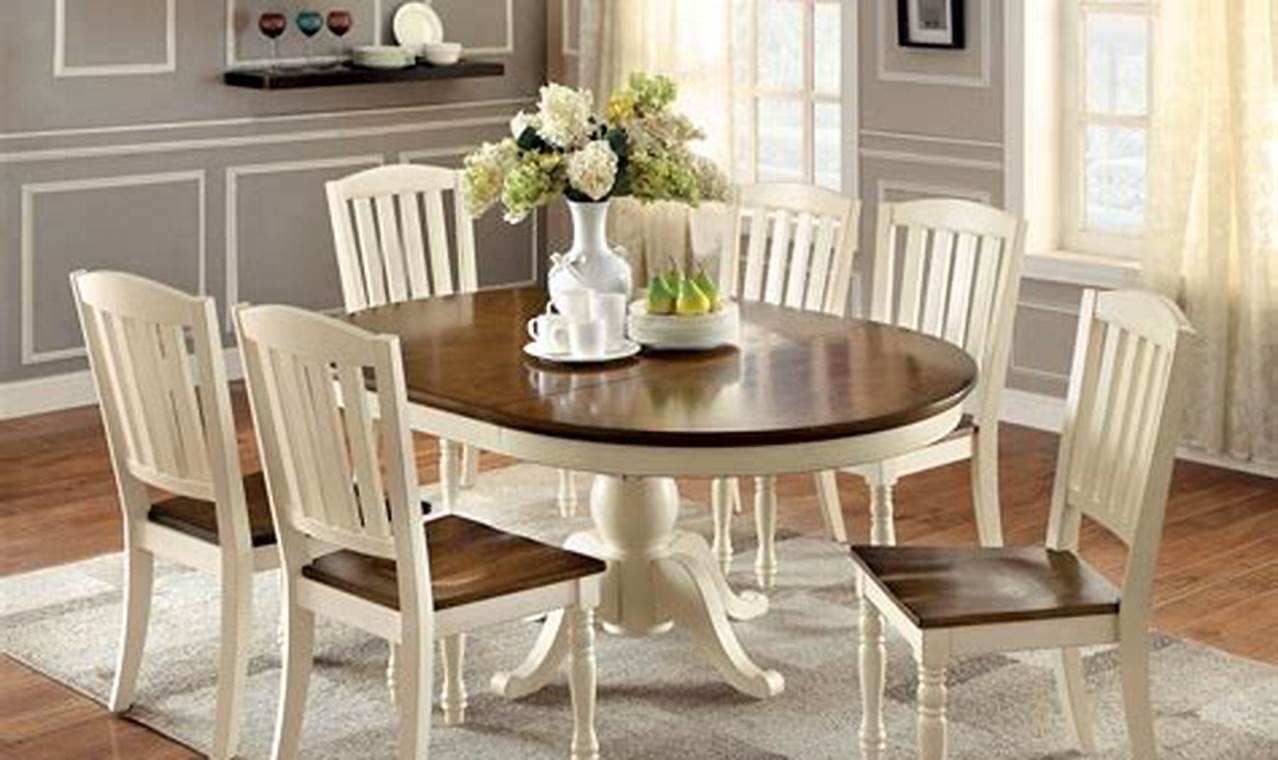 Oval Kitchen Table