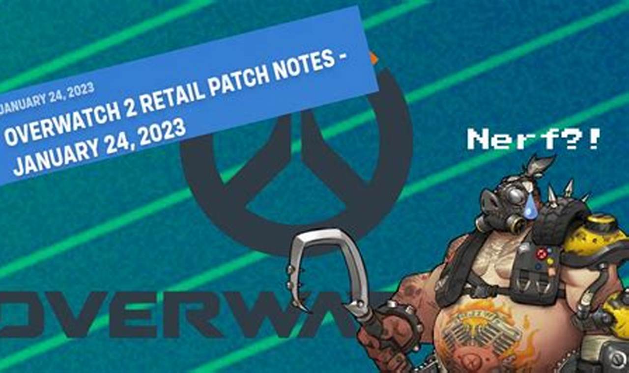 Ow2 Patch Notes January 2024