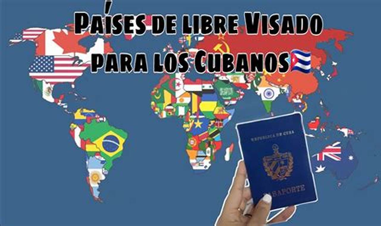 Países De Libre Visado Para Cuba En El 2023