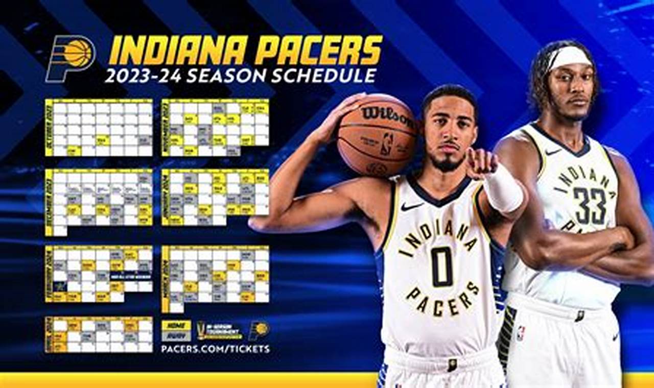Pacers Home Schedule 2024