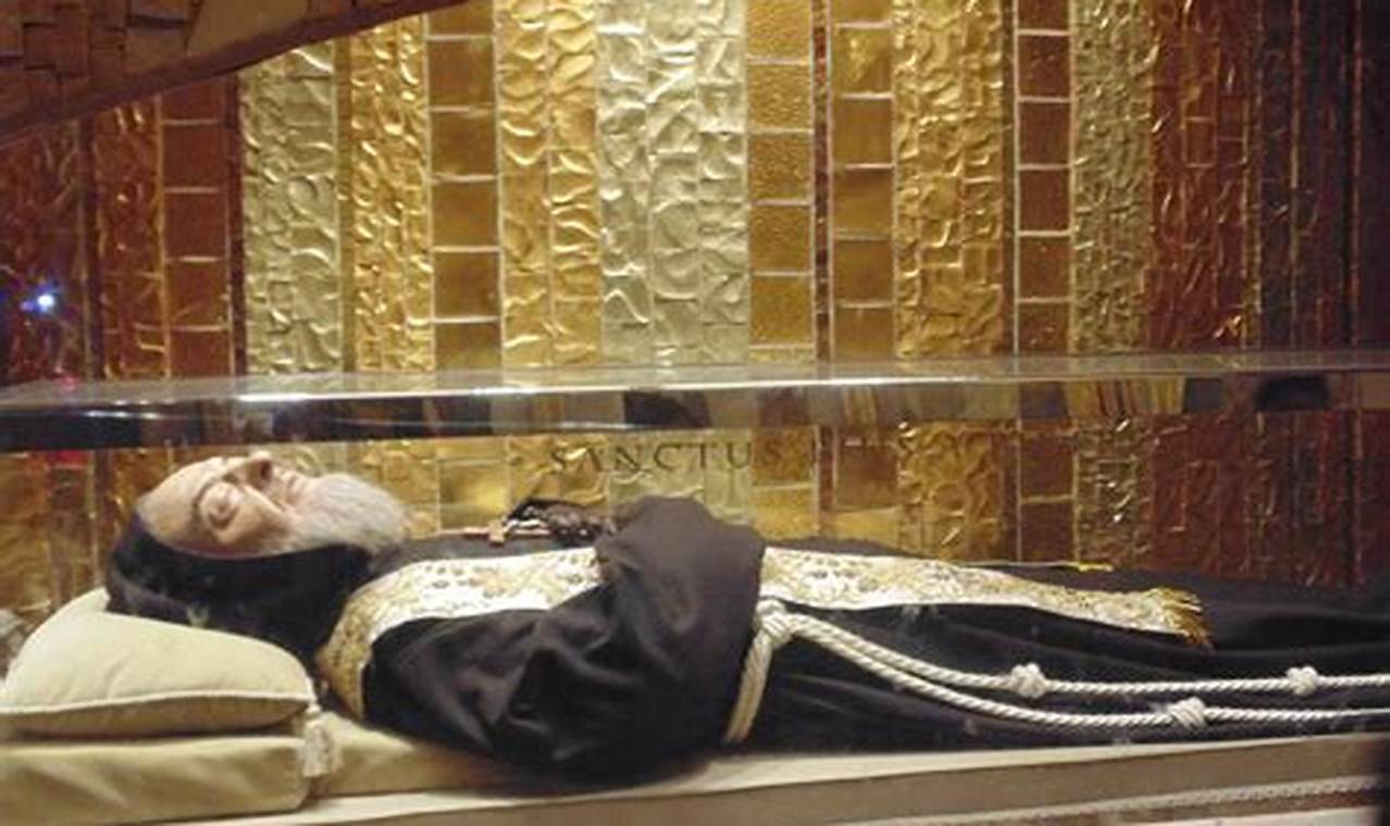 Padre Pio Relics Tour 2024