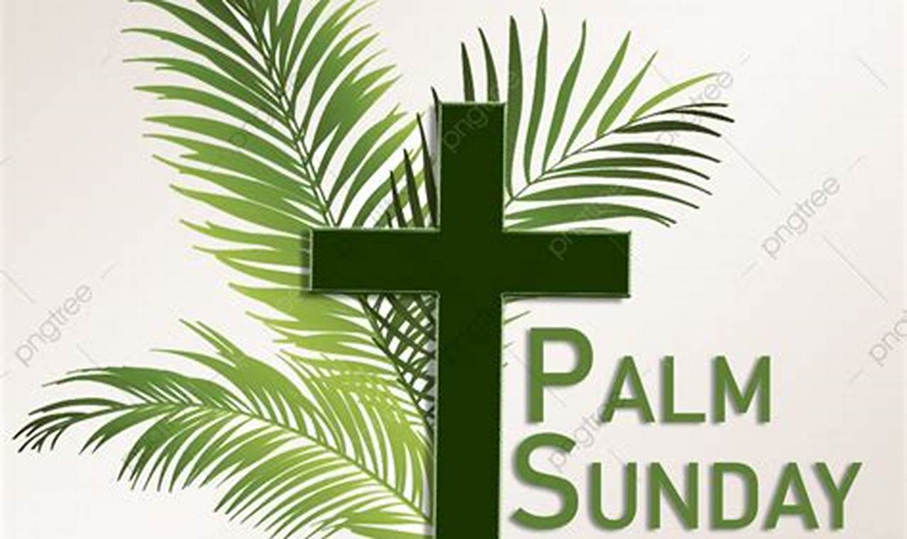 Palm Sunday Day 2024 Clipart