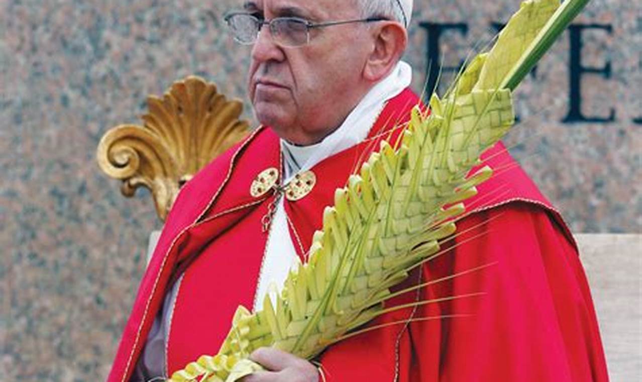 Palm Sunday Mass 2024 Vatican