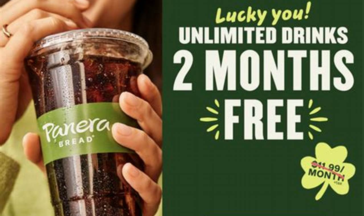 Panera Sip Club 3 Months Free Promo Code 2024