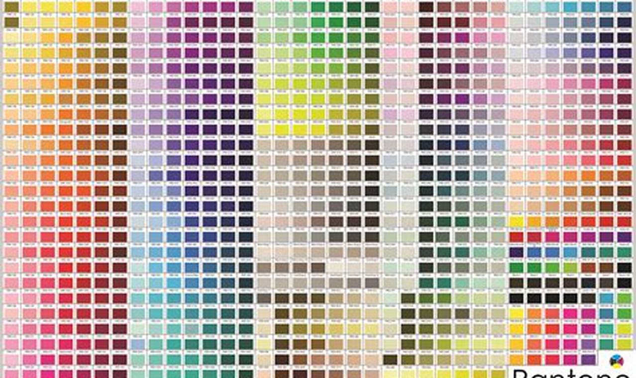 Pantone Color Chart 2024