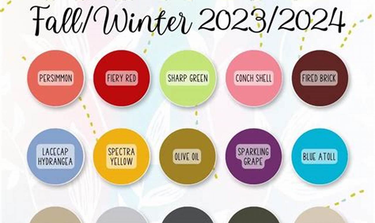 Pantone Fall Colors 2024