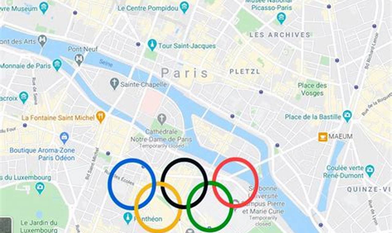 Paris 2024 Olympics Venue Map