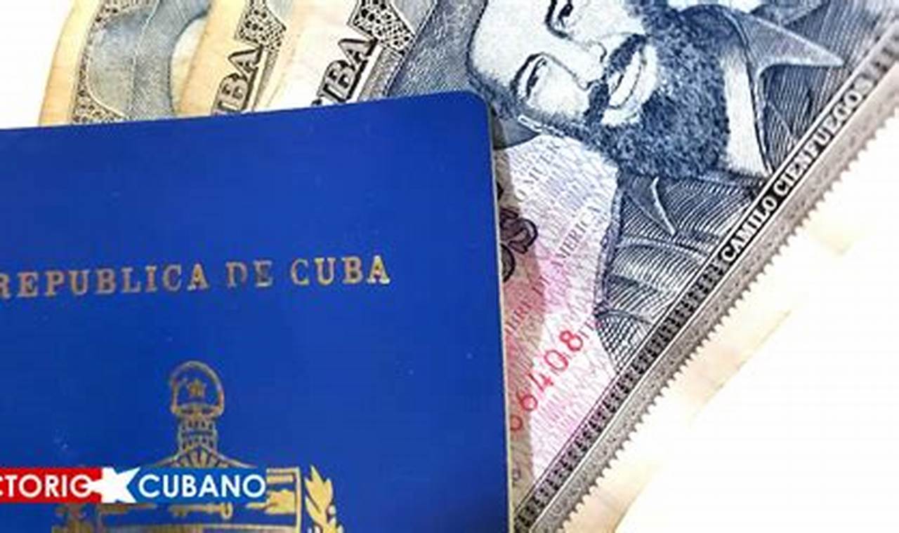 Pasaporte Cubano 2024 Precio