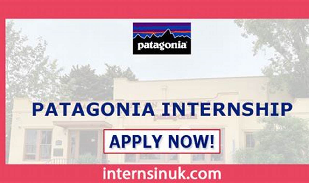 Patagonia Internships Summer 2024 Registration