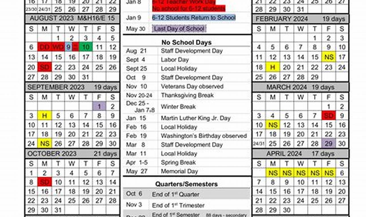 Pausd Calendar 2024-24
