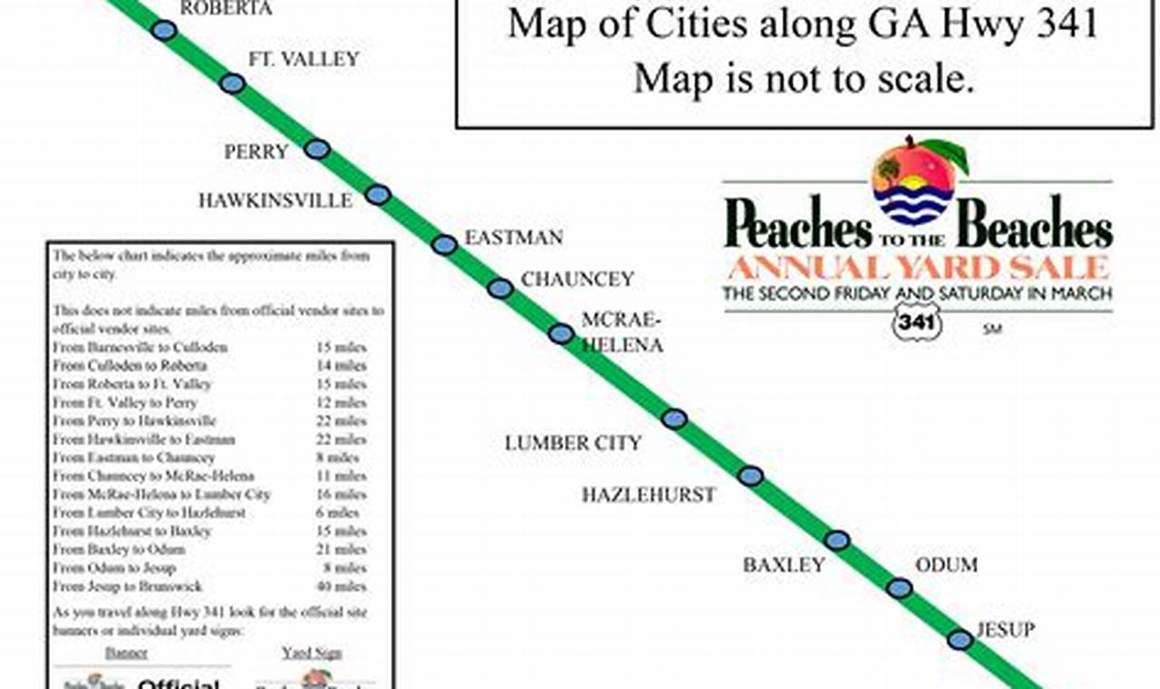 Peaches To Beaches 2024 Map