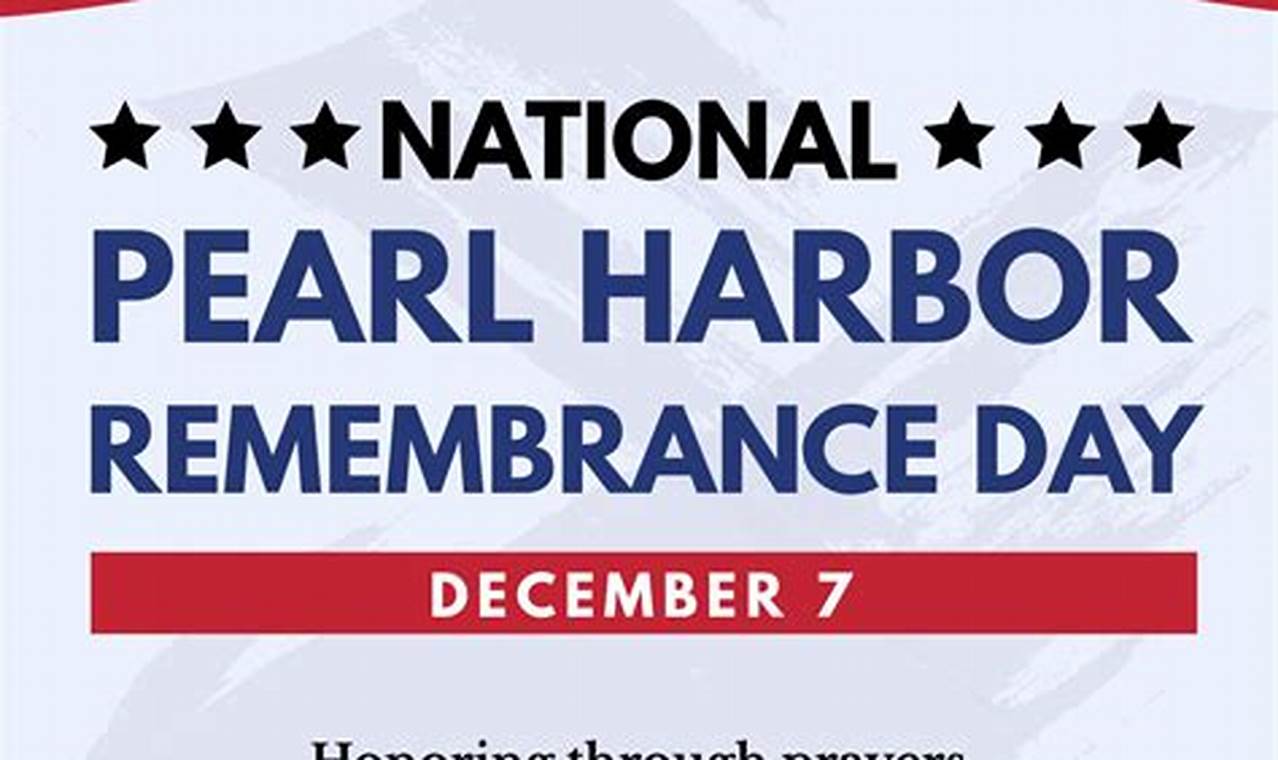 Pearl Harbor Remembrance Day 2024