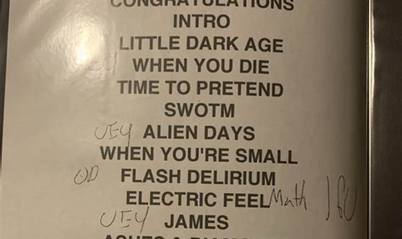 Pearl Jam Minneapolis Setlist 2024