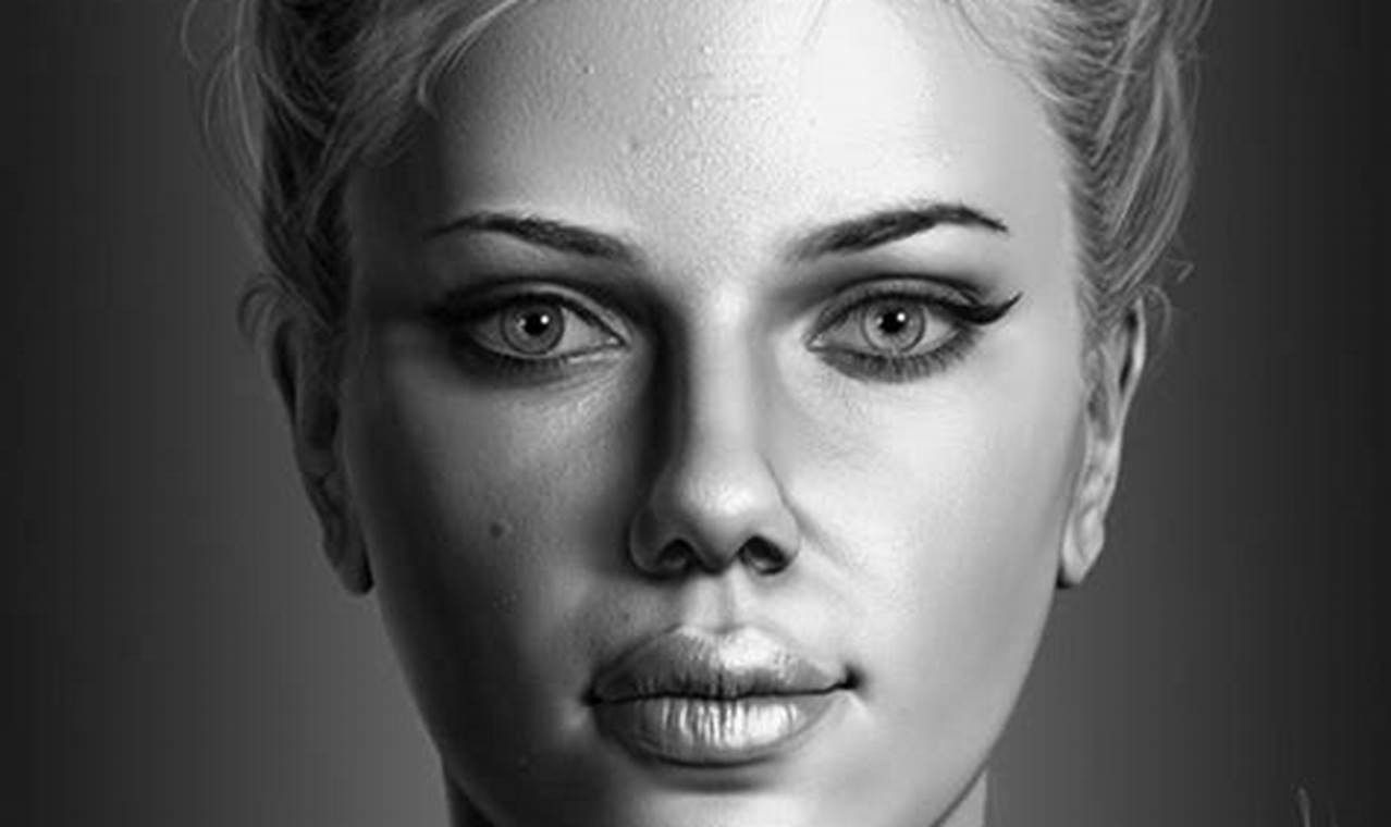 Pencil Portrait 3D