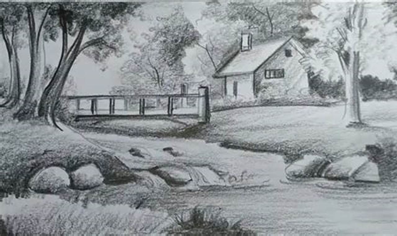 Pencil Shading Landscapes for Beginners